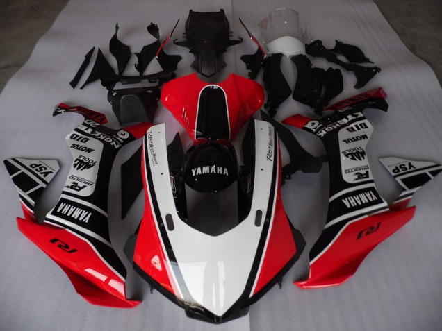 2015-2019 Red White Black Yamaha YZF R1 Motorcycle Replacement Fairings UK Factory 2015-2019 Red White Black Yamaha YZF R1 Motorcycle Replacement Fairings UK Factory