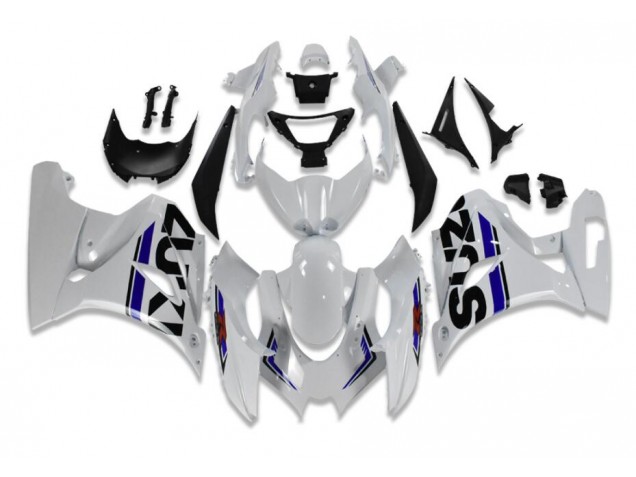 2017-2021 White Blue Suzuki GSXR 1000 Motorcycle Fairings UK Factory 2017-2021 White Blue Suzuki GSXR 1000 Motorcycle Fairings UK Factory