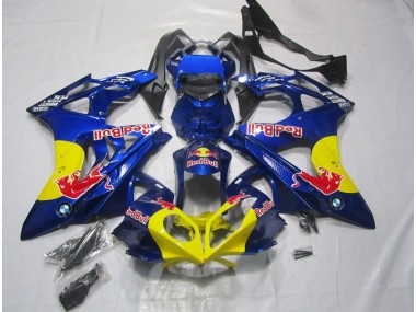 2009-2014 Yellow Blue RedBull BMW S1000RR Replacement Motorcycle Fairings UK Factory