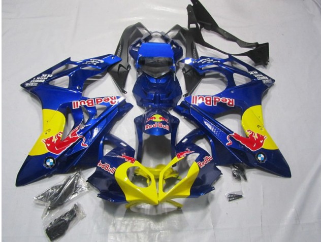 2009-2014 Yellow Blue RedBull BMW S1000RR Replacement Motorcycle Fairings UK Factory