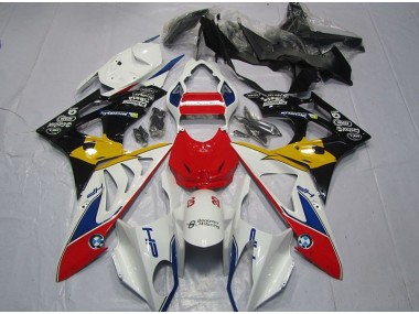 2009-2014 Red White Yellow BMW S1000RR Motorcycle Fairings Kits UK Factory