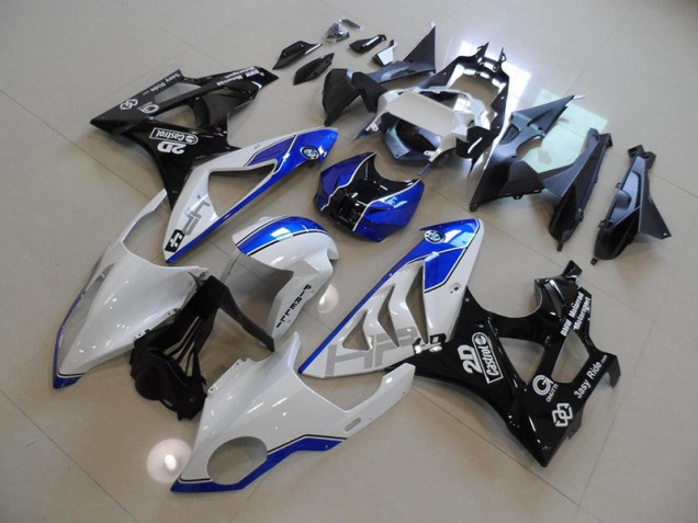 2009-2014 White Blue BMW S1000RR Bike Fairing UK Factory 2009-2014 White Blue BMW S1000RR Bike Fairing UK Factory
