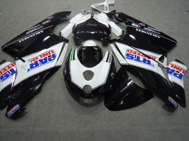 2003-2004 Black White Ducati 749 Motorcyle Fairings UK Factory 2003-2004 Black White Ducati 749 Motorcyle Fairings UK Factory