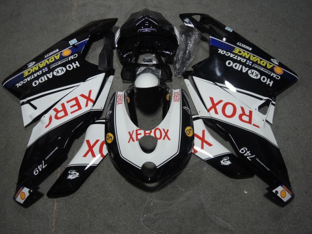 2005-2006 Black White Xerox Ducati 749 Motorcycle Replacement Fairings UK Factory 2005-2006 Black White Xerox Ducati 749 Motorcycle Replacement Fairings UK Factory