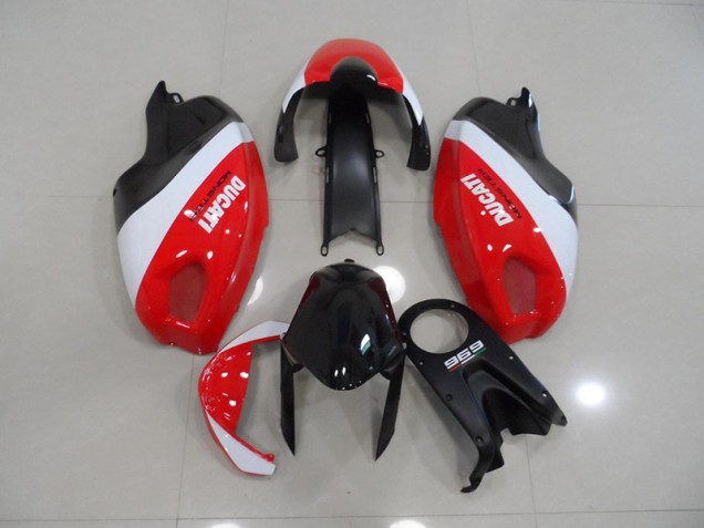 2008-2012 Black Red White Ducati Monster 696 Motorcycle Fairings Kits UK Factory