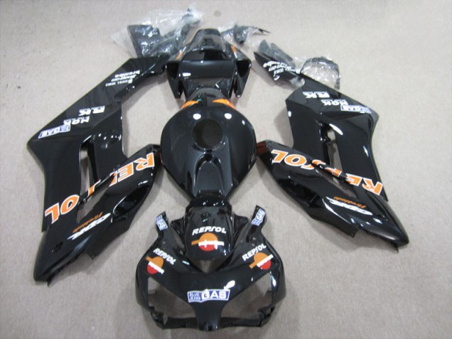 2004-2005 Black Orange Repsol Honda CBR1000RR Bike Fairing Kit UK Factory