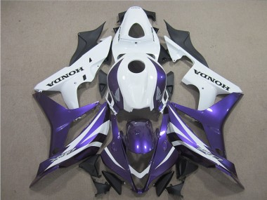 2004-2005 Purple White Honda CBR1000RR Replacement Motorcycle Fairings UK Factory