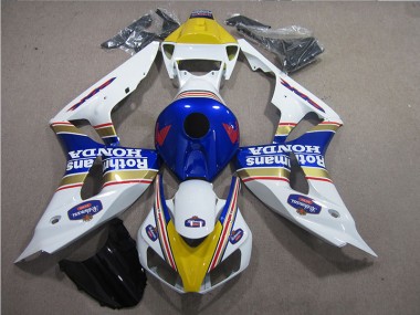 2006-2007 White Blue Rothmans Honda CBR1000RR Motor Bike Fairings UK Factory