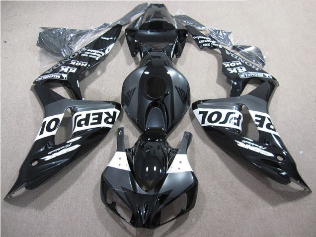 2006-2007 Black Repsol Honda CBR1000RR Motorcycle Fairing Kits UK Factory 2006-2007 Black Repsol Honda CBR1000RR Motorcycle Fairing Kits UK Factory
