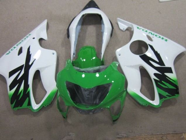 1999-2000 White Green Honda CBR600 F4 Motorcycle Bodywork UK Factory 1999-2000 White Green Honda CBR600 F4 Motorcycle Bodywork UK Factory