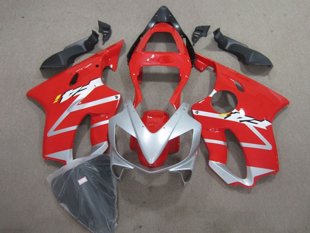 2001-2003 Red Silver Honda CBR600 F4i Replacement Fairings UK Factory 2001-2003 Red Silver Honda CBR600 F4i Replacement Fairings UK Factory