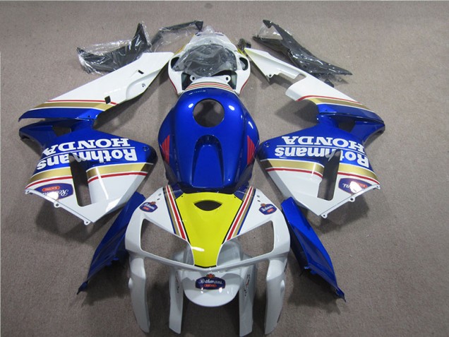 2005-2006 Blue White Rothmans Honda CBR600RR Moto Fairings UK Factory