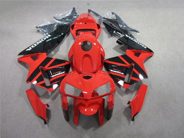 2005-2006 Red Black Honda CBR600RR Motorcycle Replacement Fairings UK Factory