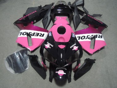 2005-2006 Pink Black Repsol Honda CBR600RR Bike Fairings UK Factory