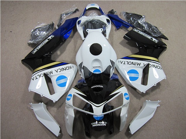 2005-2006 White Blue Konica Minolta Honda CBR600RR Motorcycle Replacement Fairings UK Factory 2005-2006 White Blue Konica Minolta Honda CBR600RR Motorcycle Replacement Fairings UK Factory