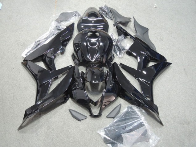 2007-2008 Black Honda CBR600RR Motorbike Fairings UK Factory 2007-2008 Black Honda CBR600RR Motorbike Fairings UK Factory