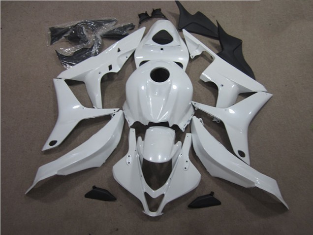 2007-2008 White Honda CBR600RR Bike Fairings UK Factory 2007-2008 White Honda CBR600RR Bike Fairings UK Factory