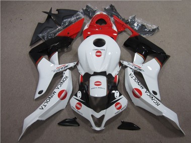 2007-2008 Red White Black Konica Minolta Honda CBR600RR Motor Bike Fairings UK Factory