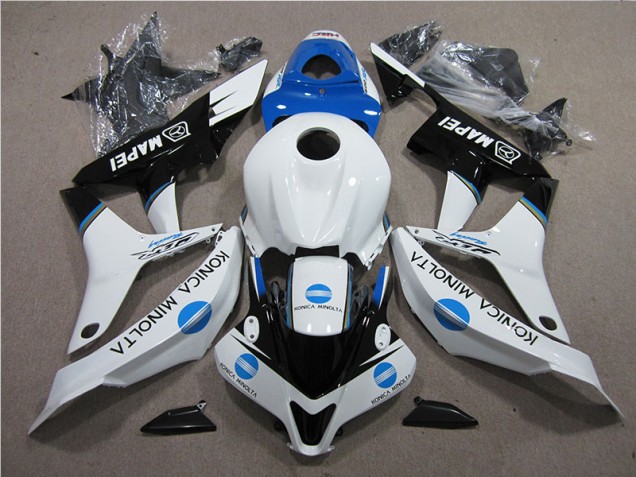 2007-2008 Blue White Black Konica Minolta MAPEI Honda CBR600RR Moto Fairings UK Factory 2007-2008 Blue White Black Konica Minolta MAPEI Honda CBR600RR Moto Fairings UK Factory