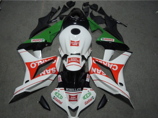 2007-2008 White Red MORELLATO San Carlo Honda CBR600RR Bike Fairing Kit UK Factory 2007-2008 White Red MORELLATO San Carlo Honda CBR600RR Bike Fairing Kit UK Factory