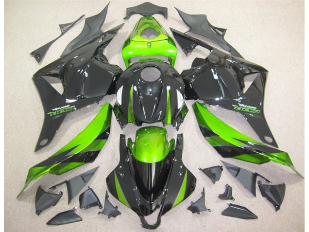 2009-2012 Black Green Honda CBR600RR Bike Fairing Kit UK Factory 2009-2012 Black Green Honda CBR600RR Bike Fairing Kit UK Factory