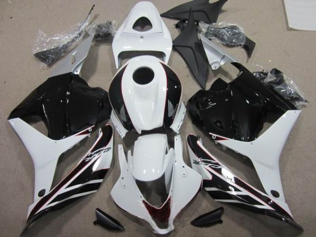 2009-2012 Black White Honda CBR600RR Motorcycle Fairings UK Factory 2009-2012 Black White Honda CBR600RR Motorcycle Fairings UK Factory