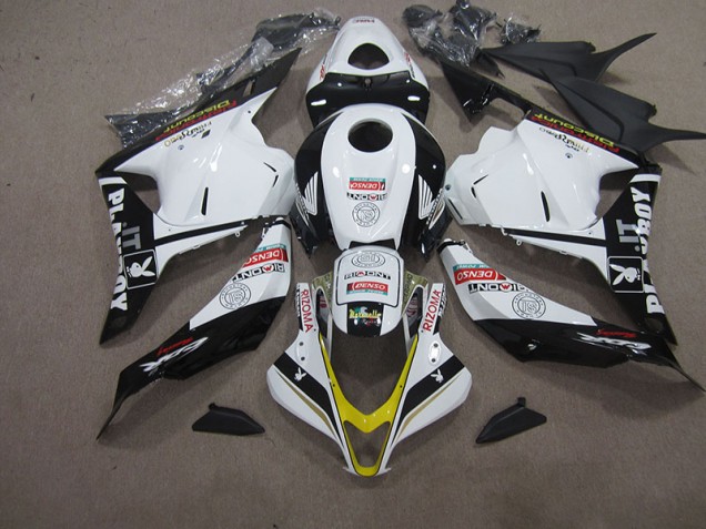 2009-2012 White Black DENSO RIZOMA Honda CBR600RR Motorcycle Fairing Kits UK Factory 2009-2012 White Black DENSO RIZOMA Honda CBR600RR Motorcycle Fairing Kits UK Factory
