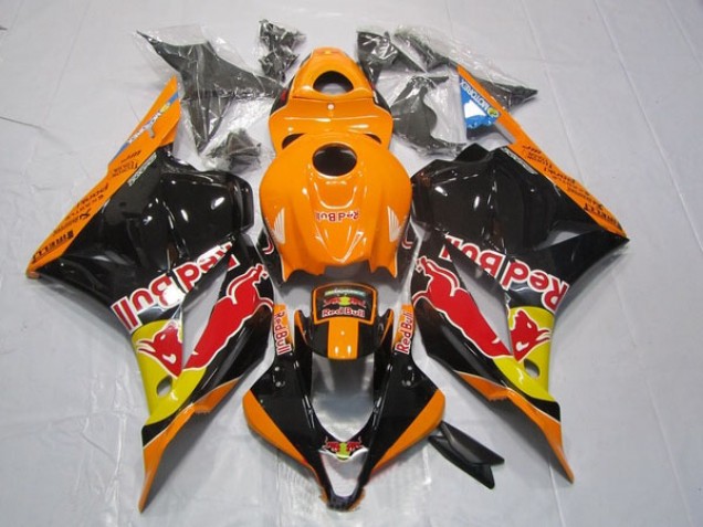 2009-2012 Black Orange Red Bull Honda CBR600RR Bike Fairing UK Factory 2009-2012 Black Orange Red Bull Honda CBR600RR Bike Fairing UK Factory