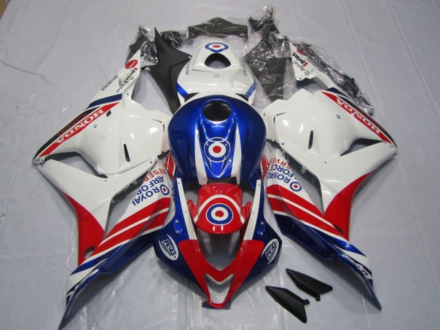 2009-2012 White Blue Red Honda CBR600RR Bike Fairings UK Factory 2009-2012 White Blue Red Honda CBR600RR Bike Fairings UK Factory