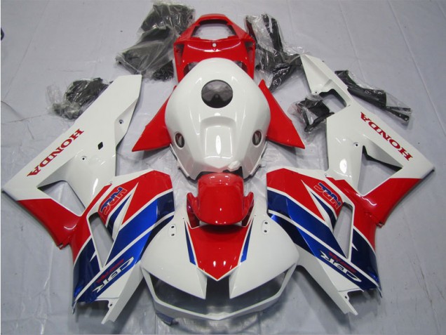 2013-2021 Red White Blue HRC Honda CBR600RR Motorcycle Fairing Kits UK Factory