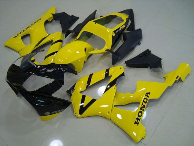 2000-2001 Black Yellow Honda CBR900RR 929 Motor Fairings UK Factory