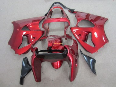 2000-2002 Red Kawasaki ZX6R Motorcyle Fairings UK Factory