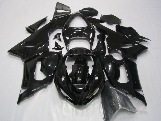2005-2006 Black Kawasaki ZX6R Replacement Fairings UK Factory 2005-2006 Black Kawasaki ZX6R Replacement Fairings UK Factory