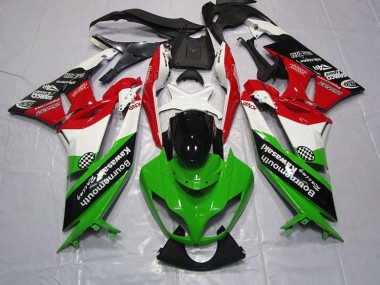 2009-2012 Green Red Kawasaki ZX6R Motorcylce Fairings UK Factory