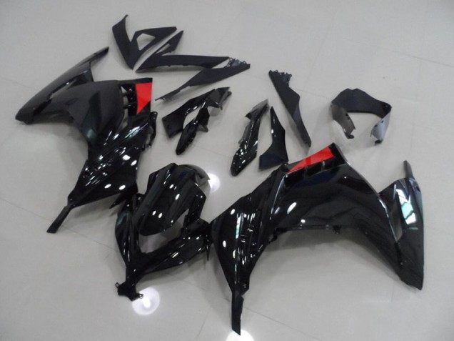 2013-2016 Black Red Kawasaki ZX300R Bike Fairing Kit UK Factory 2013-2016 Black Red Kawasaki ZX300R Bike Fairing Kit UK Factory