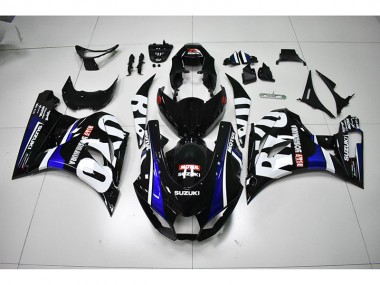 2017-2021 Black White Motul Suzuki GSXR1000 Motorcycle Fairings Kits UK Factory