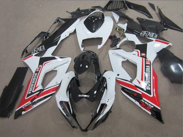2005-2006 Black White Red Suzuki GSXR1000 Bike Fairings UK Factory 2005-2006 Black White Red Suzuki GSXR1000 Bike Fairings UK Factory