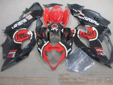 2005-2006 Black Lucky Strike Red Motul Suzuki GSXR1000 Motorbike Fairing UK Factory