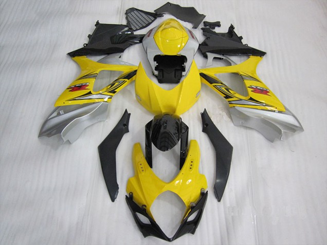 2007-2008 Yellow Black Suzuki GSXR1000 Motorbike Fairings UK Factory 2007-2008 Yellow Black Suzuki GSXR1000 Motorbike Fairings UK Factory