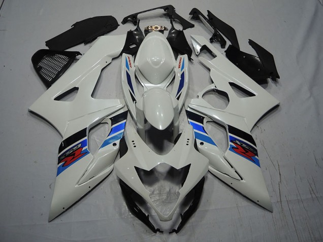 2007-2008 White Blue Suzuki GSXR1000 Bike Fairings UK Factory 2007-2008 White Blue Suzuki GSXR1000 Bike Fairings UK Factory