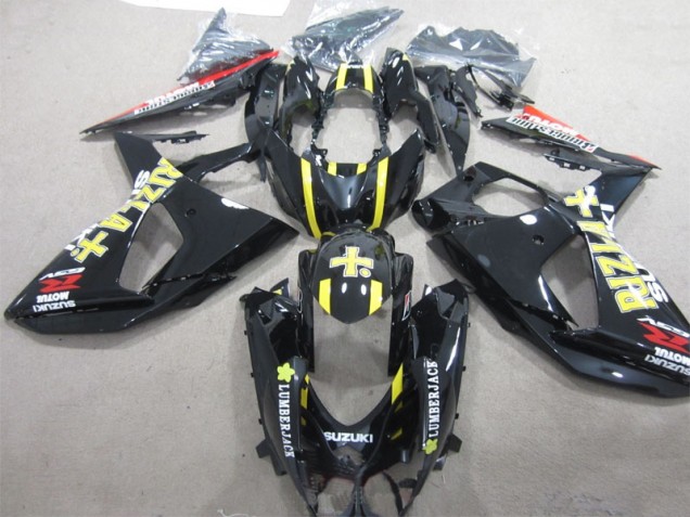 2009-2016 Black Rizla Lumber Jack Suzuki GSXR1000 Motorbike Fairing UK Factory