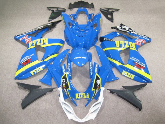 2009-2016 Blue Rizla Q8 oils Suzuki GSXR1000 Replacement Motorcycle Fairings UK Factory