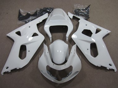 2001-2003 White Suzuki GSXR600 Motorcycle Fairings UK Factory
