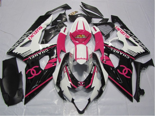 2006-2007 Pink Chanel Suzuki GSXR600 Bike Fairings UK Factory