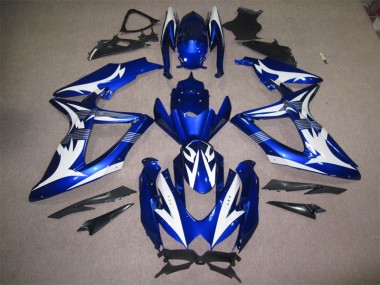 2008-2010 Blue White Suzuki GSXR600 Motorcycle Bodywork UK Factory