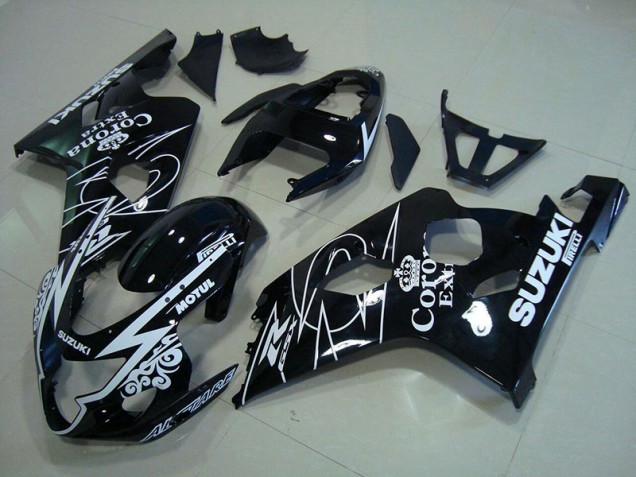 2004-2005 White Corona Extra Motul Suzuki GSXR750 Motorbike Fairing UK Factory
