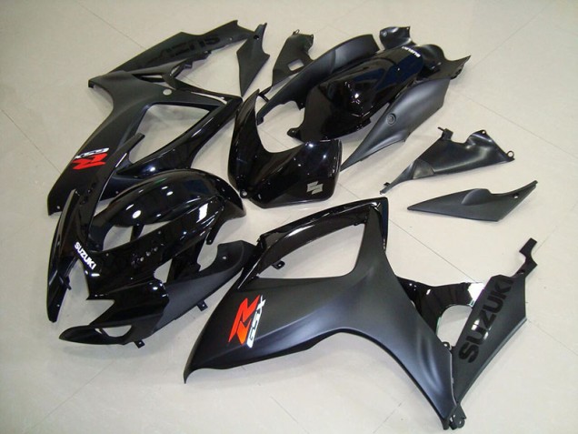 2006-2007 Matte Black Suzuki GSXR750 Motorcycle Fairings UK Factory 2006-2007 Matte Black Suzuki GSXR750 Motorcycle Fairings UK Factory