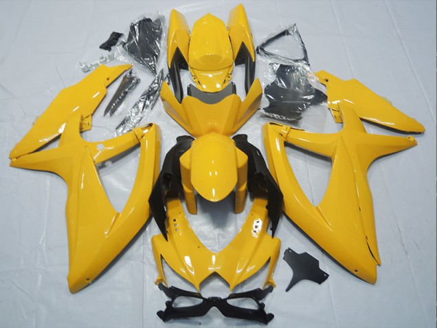 2008-2010 Yellow Suzuki GSXR750 Motorbike Fairings UK Factory 2008-2010 Yellow Suzuki GSXR750 Motorbike Fairings UK Factory