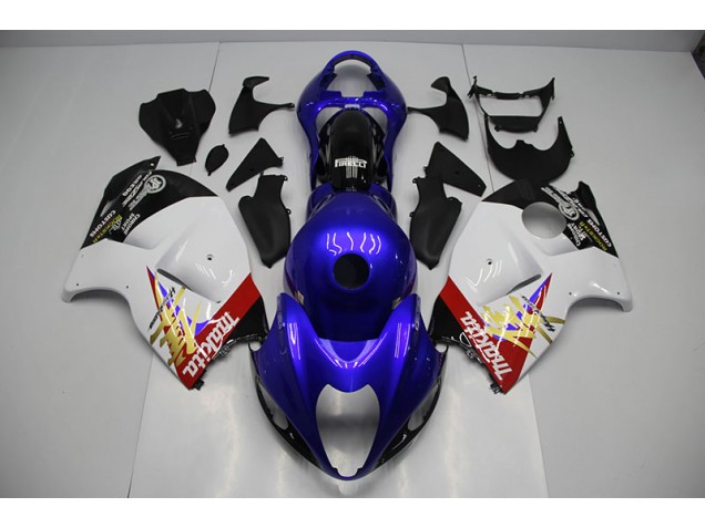 1996-2007 Blue White Suzuki GSXR1300 Hayabusa Motor Bike Fairings UK Factory 1996-2007 Blue White Suzuki GSXR1300 Hayabusa Motor Bike Fairings UK Factory