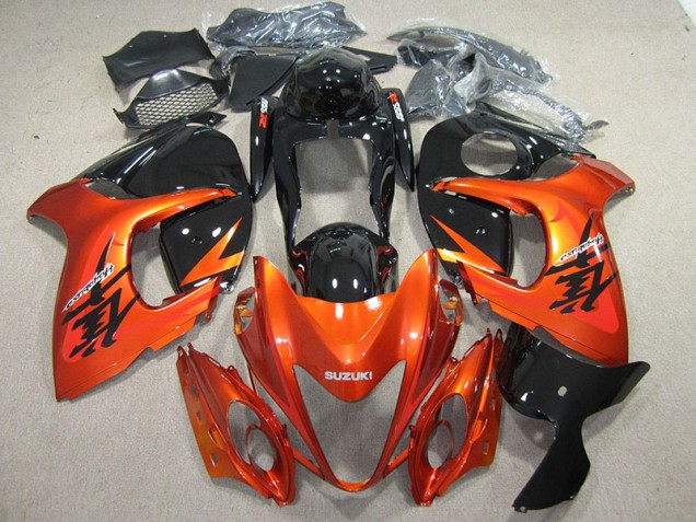 2008-2019 Orange Black Suzuki GSXR1300 Hayabusa Motorcylce Fairings UK Factory